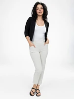 Cardigan semi-ajusté à manches 3/4