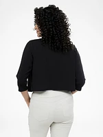 Cardigan semi-ajusté à manches 3/4