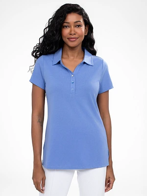 Short-sleeve semi-fitted t-shirt