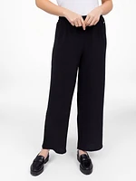 Straight pull-on dress pant