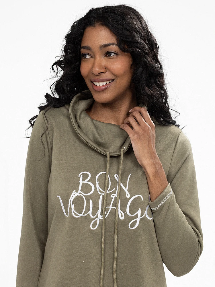 Semi-fitted knit tunic