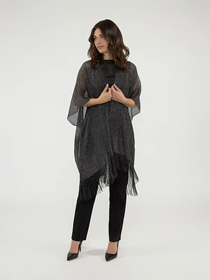 Poncho en tricot