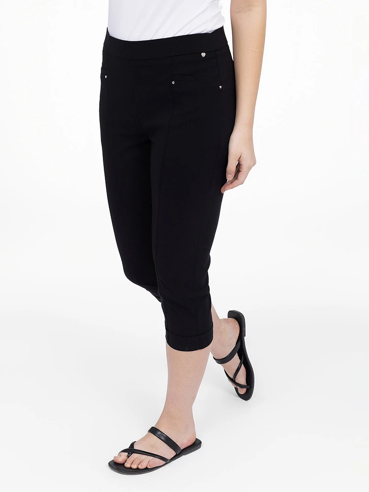 Pull-on capri