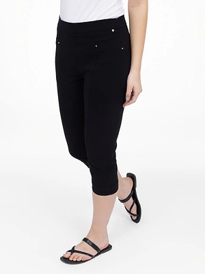 Pull-on capri