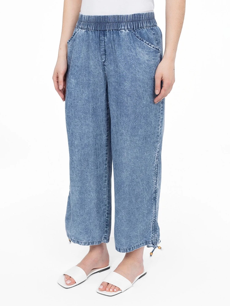 Pantalon à la cheville enfiler