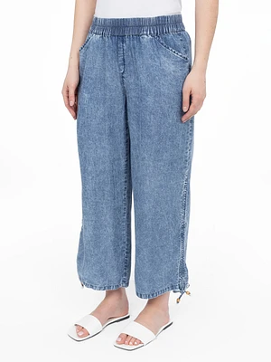 Pantalon à la cheville enfiler