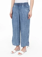 Pantalon à la cheville enfiler