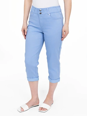 Denim capri