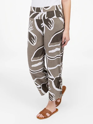 Pantalon évasé à la cheville enfiler
