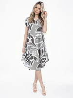 Robe évasée en tricot