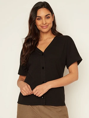 Dolman-sleeve top