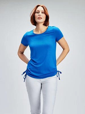 T-shirt semi-ajusté à manches courtes