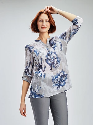 3/4-sleeve tunic