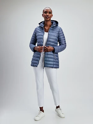 Manteau court semi-ajusté