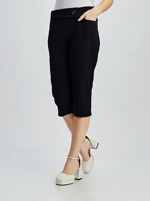 Pantalon capri habillée