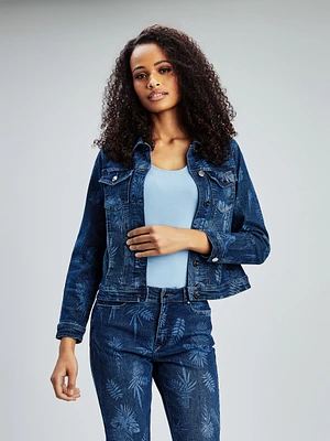 Veste en denim à manches longues