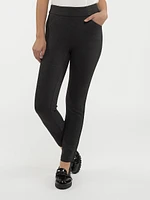 Pantalon droit semi-ajusté à enfiler