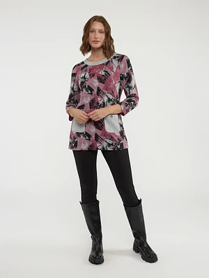 Semi-fitted lounge tunic