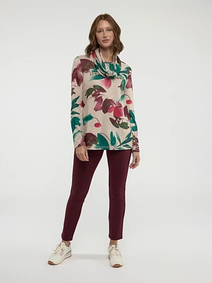 Semi-fitted lounge tunic