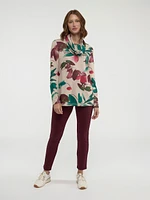 Semi-fitted lounge tunic