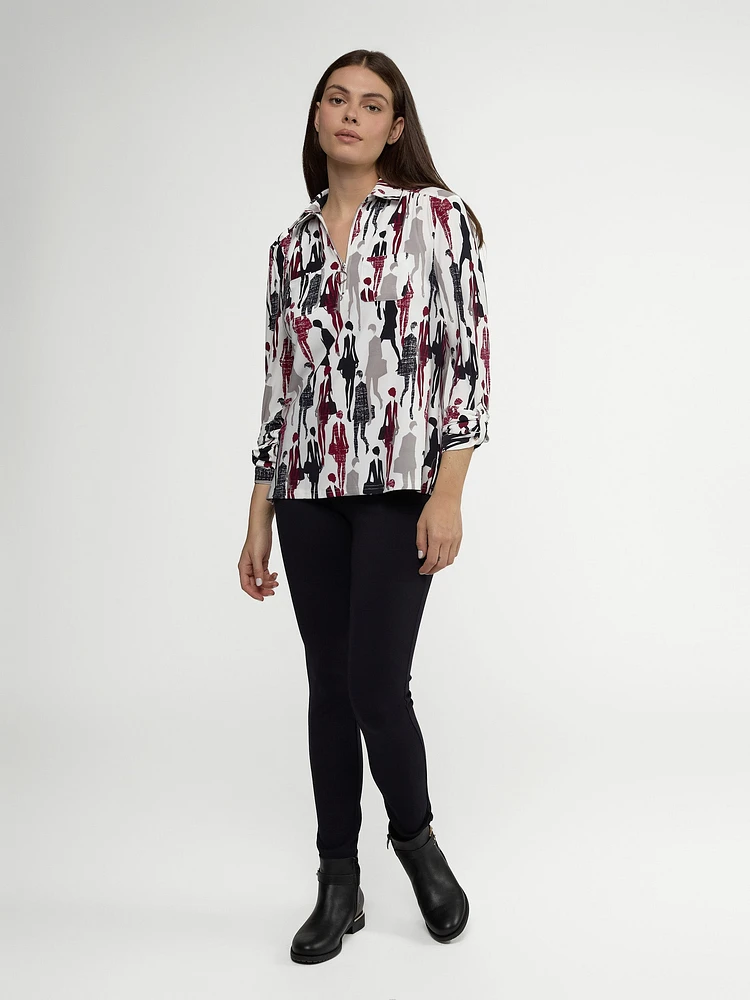 Blouse semi-ajustée