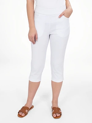 Capri skinny ajusté à enfiler