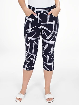 Capri skinny ajusté à enfiler