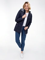 Manteau court semi-ajusté