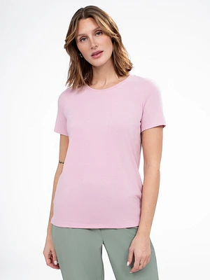 T-shirt semi-ajusté à manches courtes