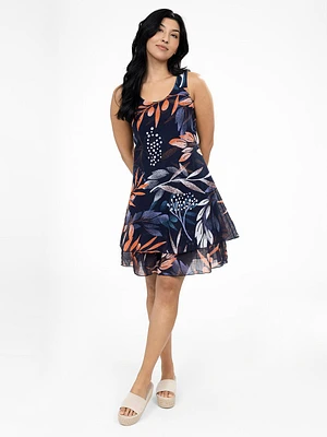 Robe midi évasée