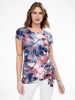 T-shirt semi-ajusté à manches courtes