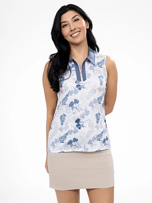 Semi-fitted tank top