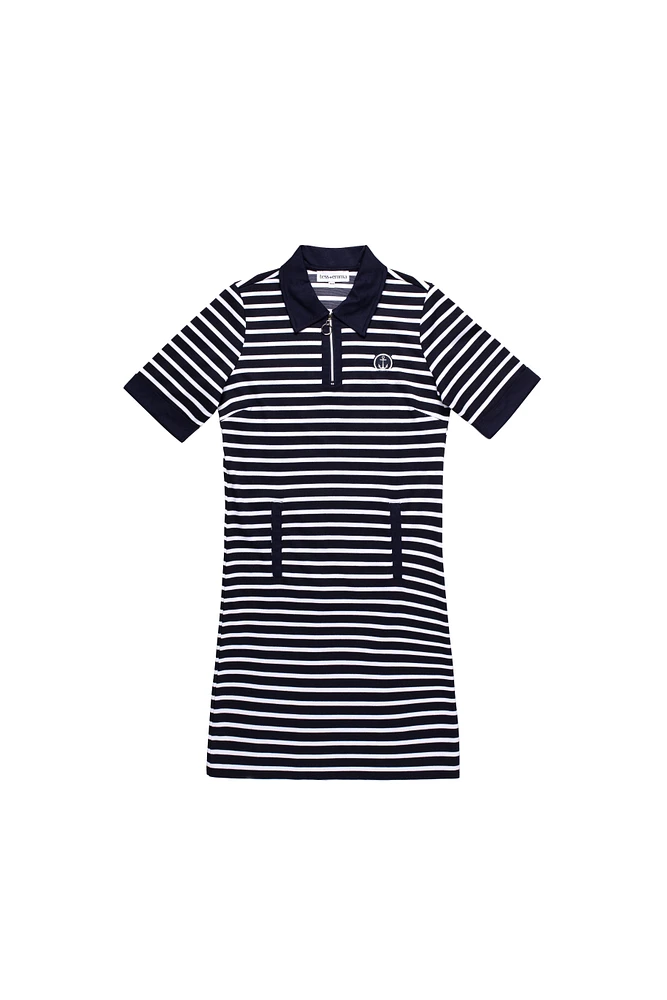 A line midi knit dress