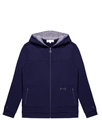 Veste semi-ajustée en tricot à manches longues