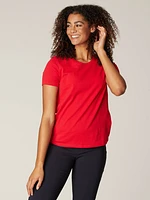 T-shirt semi-ajusté à manches courtes