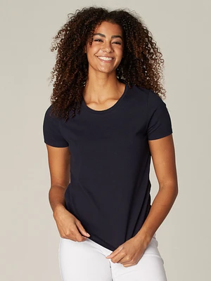 T-shirt semi-ajusté à manches courtes