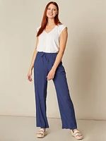 Straight casual pull-on pant