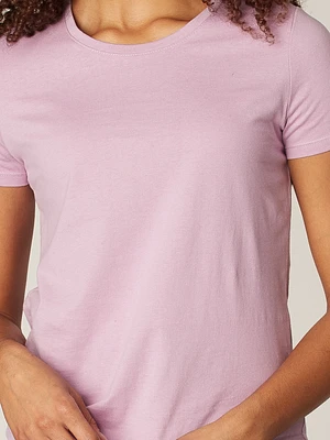 Short-sleeve semi-fitted t-shirt