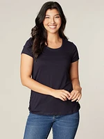 T-shirt avec détails plissés