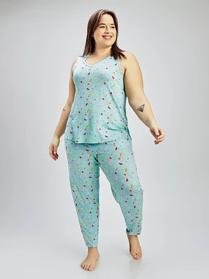 Narrow leg pyjama pant