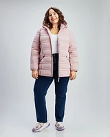 Manteau court semi-ajusté