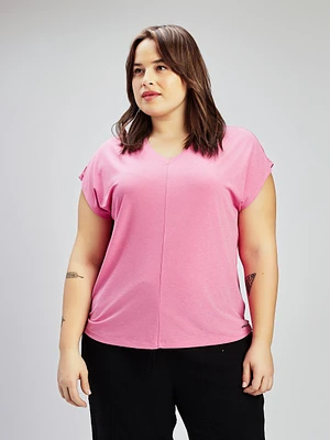 T-shirt ample à manches courtes