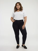 Jean skinny ajusté à enfiler