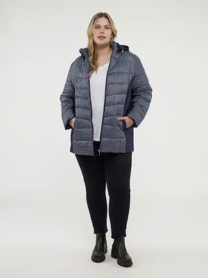 Manteau coquille mi-cuisse semi-ajusté