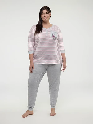 Narrow leg pyjama pant