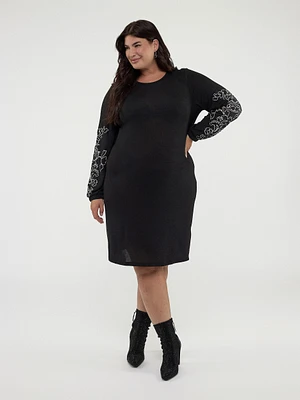 Midi knit dress