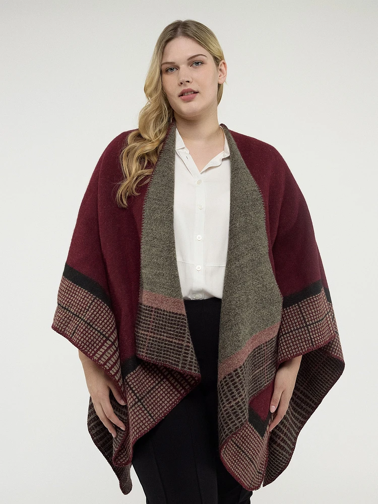 Poncho en tricot