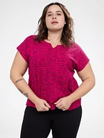 T-shirt semi-ajusté à manches courtes