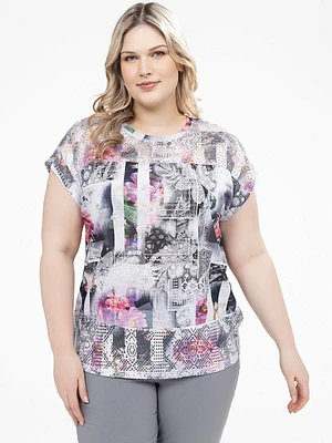 T-shirt ample à manches courtes