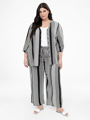 Straight casual pull-on pant - Petite